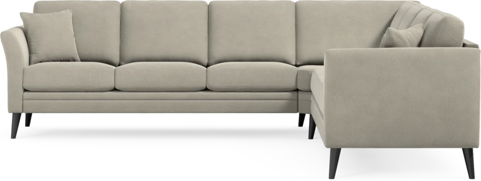 Eden - Hörnsoffa, 3+3-sits - Brun