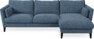 Winston - 3-sits soffa med schäslong, vändbar - Blå