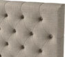 Delux Pikerad XL - Sänggavel, 90-210 cm - Beige