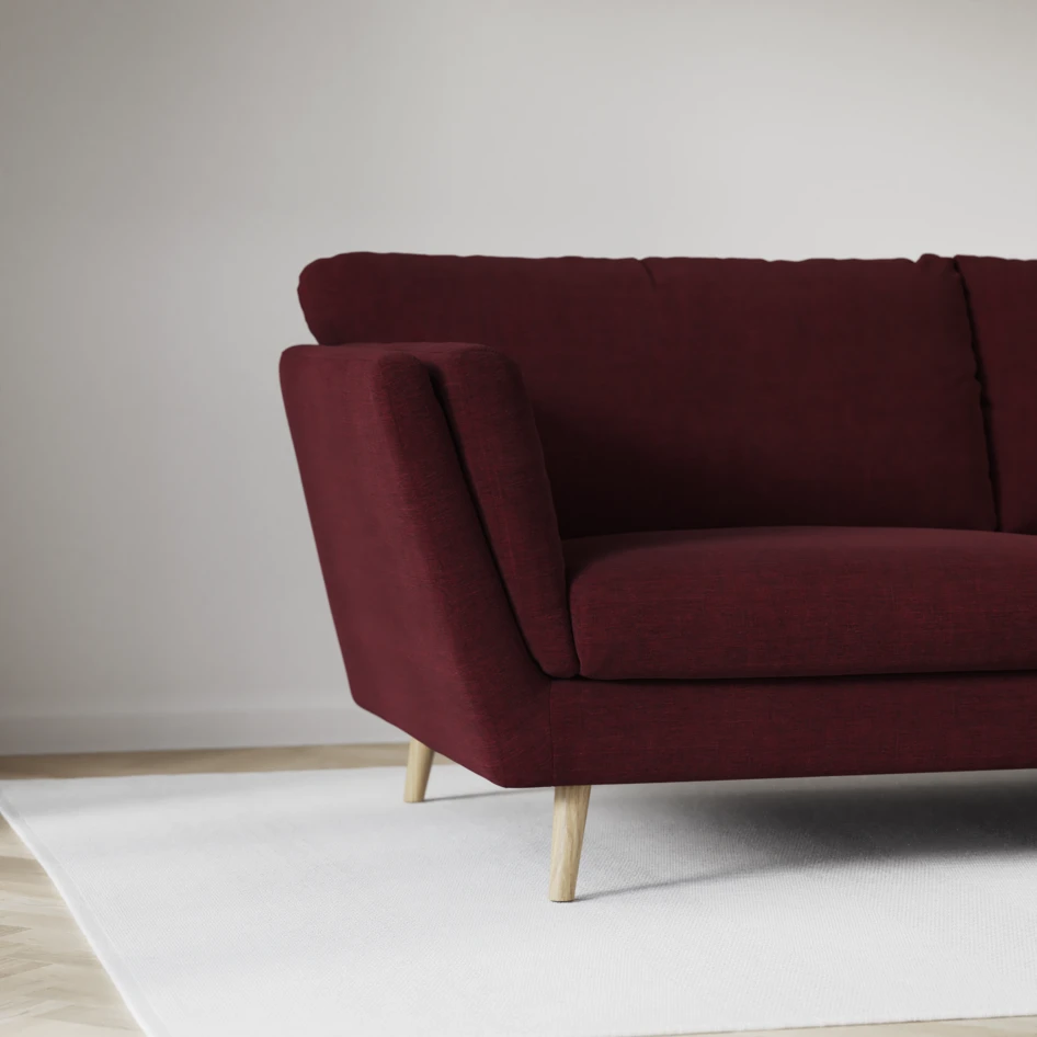 Madison Lux - Hörnsoffa 2+3-sits, hörn 2 - Röd
