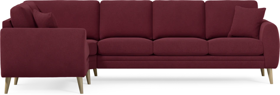 Eden - Hörnsoffa, 1+3-sits - Röd
