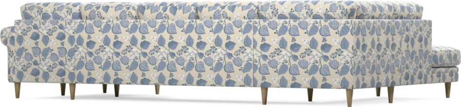 Eden - 3-sits soffa med divan vänster och schäslong höger - Flerfärgad