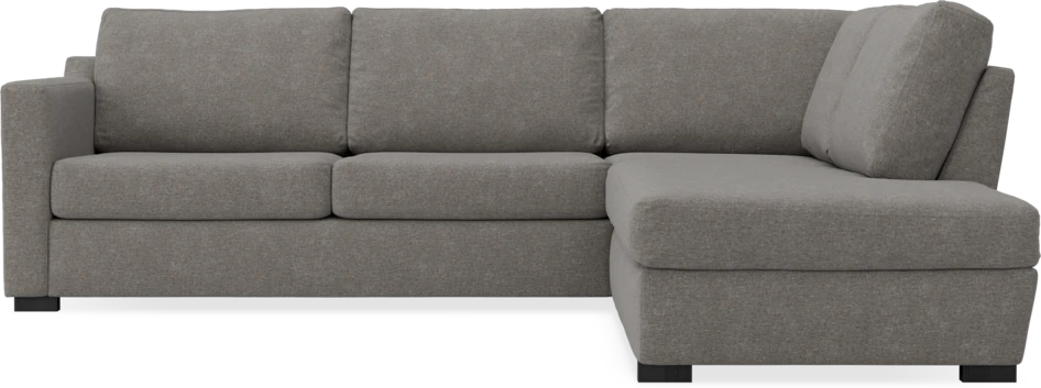 Friday - 2,5-sits soffa med divan höger - Grå
