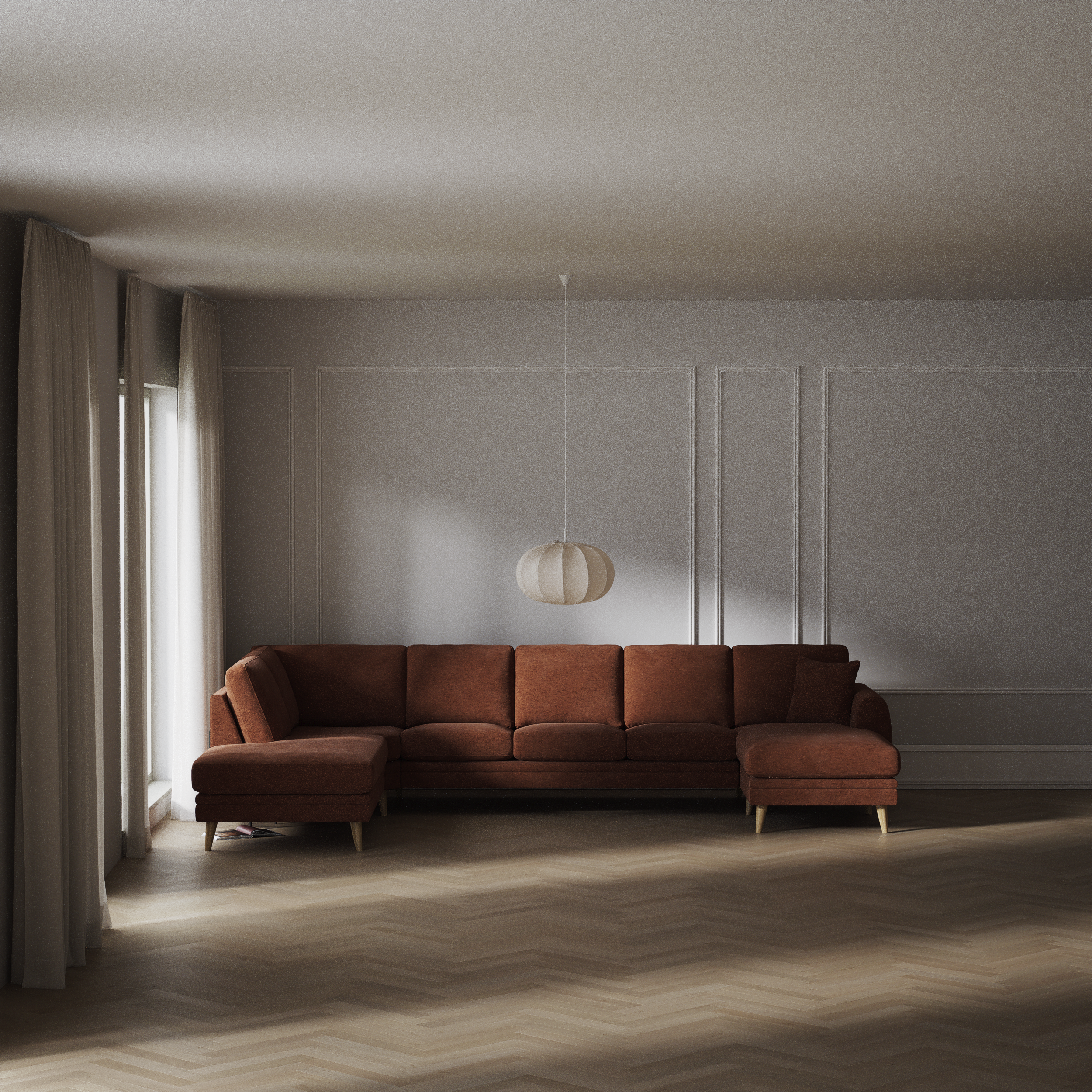 Eden - 3-sits soffa med divan vänster och schäslong höger - inspiration