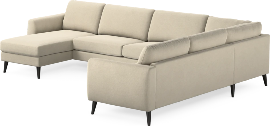 Bridge - Hörnsoffa, 3+2-sits med schäslong vänster - Beige