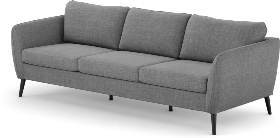 County - 3-sits soffa - Grå