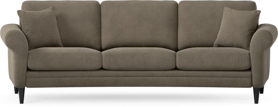 Eden - 3-sits soffa svängd - Beige