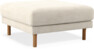 Willow - Fotpall, fast klädsel - Beige
