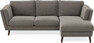 Madison Lux - 2-sits soffa med schäslong höger - Grå