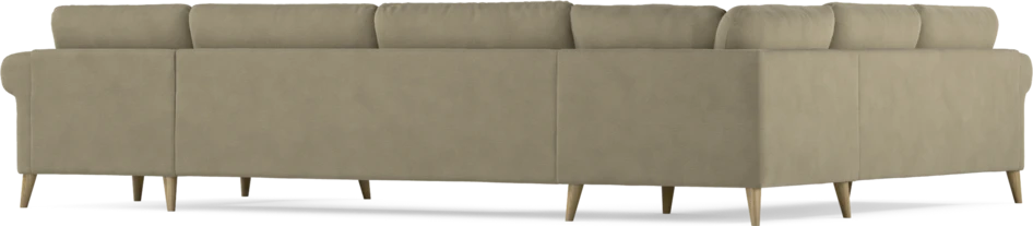 Bridge - Hörnsoffa, 2+3-sits med schäslong höger - Beige