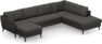 County - 3-sits soffa med schäslong vänster och divan höger - Grå