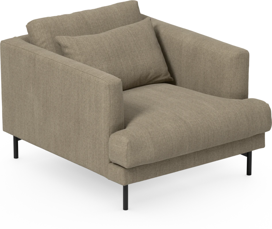 Harper - Fåtölj, 75 cm - Beige