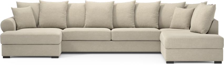 Town - 3-sits soffa med divan höger och schäslong vänster - Beige