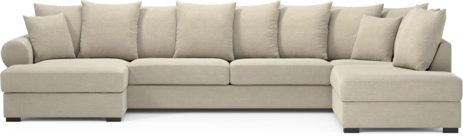 Town - 3-sits soffa med divan höger och schäslong vänster - Beige