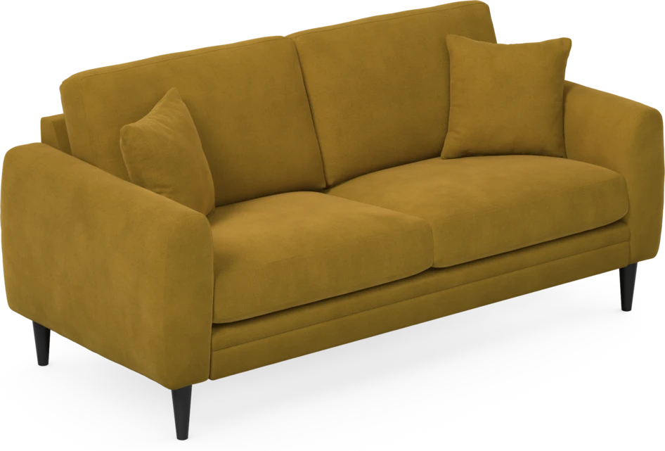 Eden - 2,5-sits soffa - Gul