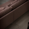 Harper - 3-sits soffa med divan höger - Rosa