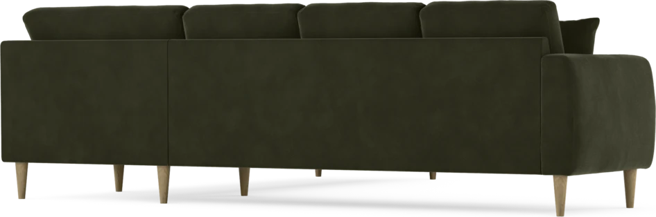 Eden - Hörnsoffa, 3+3-sits - Grön