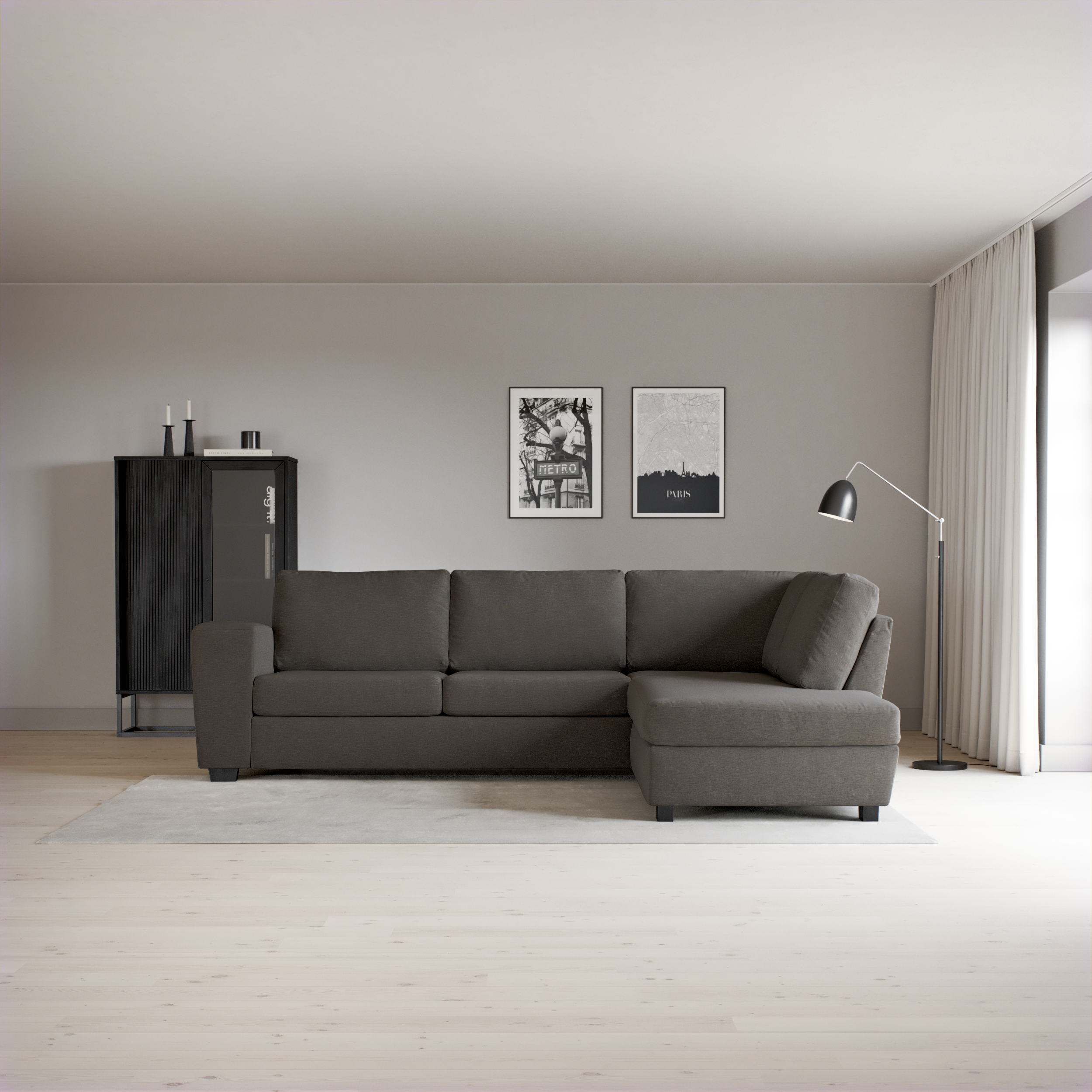 Friday - 2,5-sits soffa med divan höger - inspiration