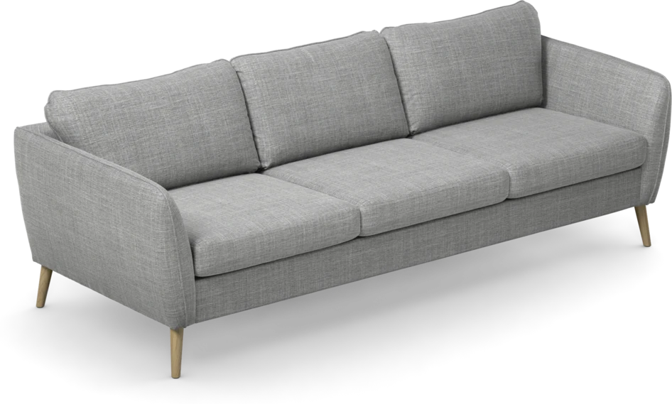 County - 3-sits soffa - Grå