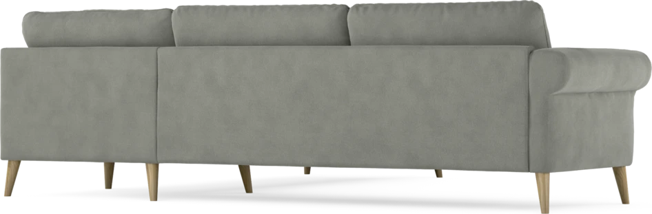 Bridge - Hörnsoffa, 3+3-sits - Grå