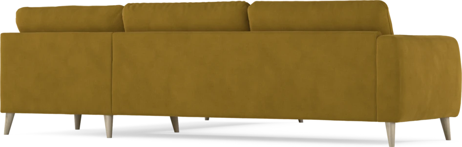 Bridge - Hörnsoffa, 3+2-sits - Gul
