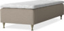 Delux Dream - Ramsäng, enkelsäng med bäddmadrass - Beige