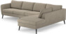 County - 3-sits soffa med divan höger - Beige