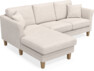 Eden - 2-sits soffa med schäslong - Beige