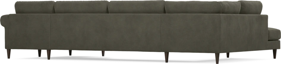 Bridge - 3-sits soffa med divan vänster och schäslong höger - Grå
