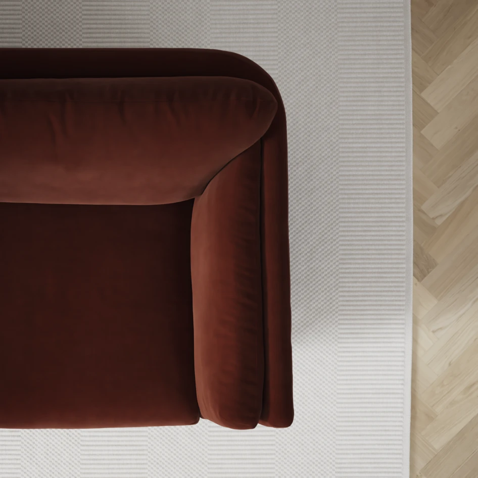 Madison Lux - Fåtölj, 70 cm - Orange