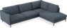 Madison Lux - 3-sits soffa med divan höger - Vit