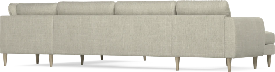 Bridge - Hörnsoffa, 3+2-sits med schäslong vänster - Beige