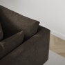 Harper - 3-sits soffa med divan höger - Brun