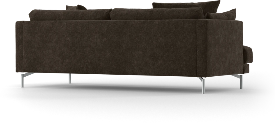 Harper - 3-sits soffa, hel dyna - Brun