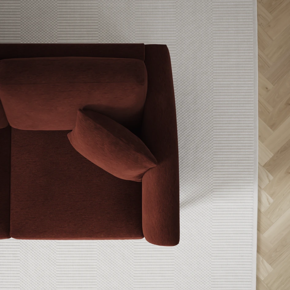 Eden - 2-sits soffa - Orange