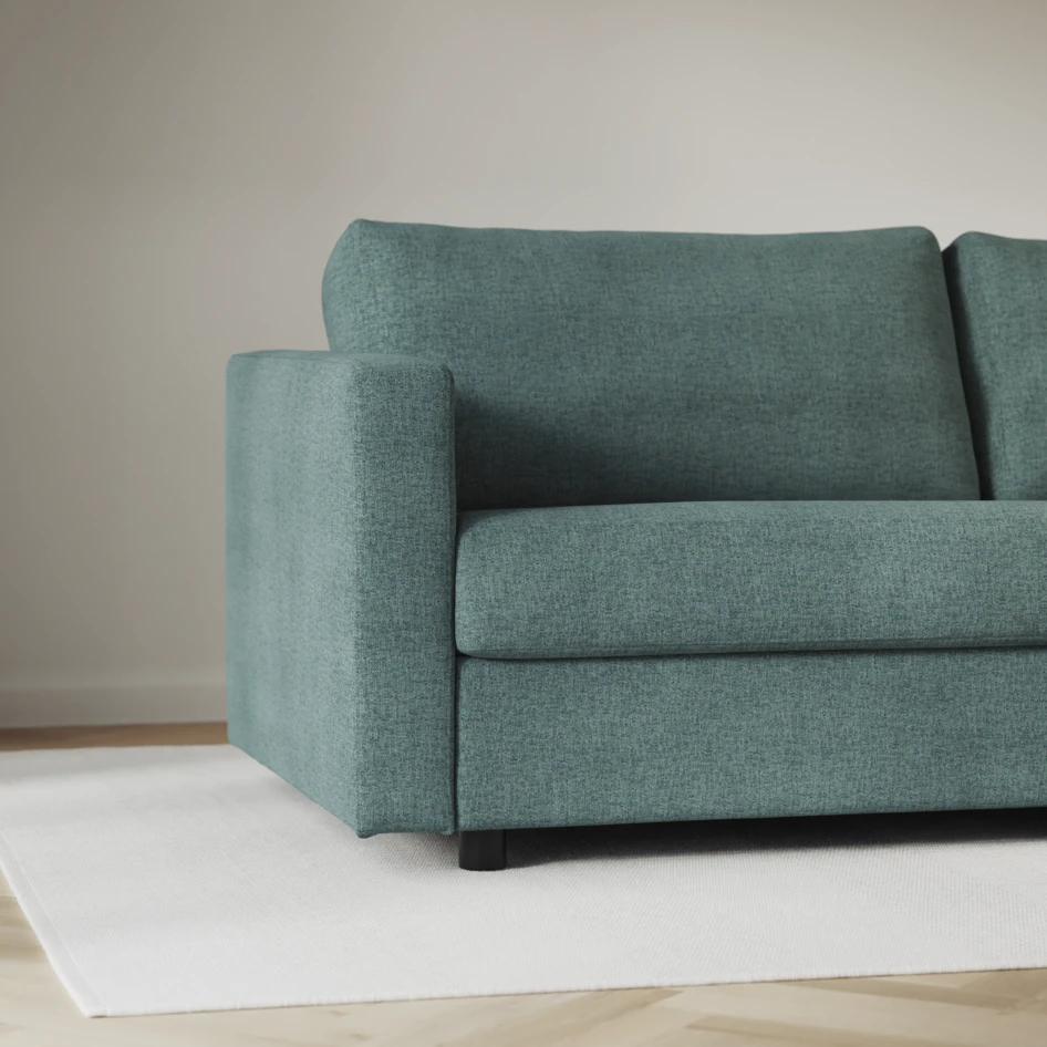 Lindö - Bäddsoffa 3-sits  - Blå