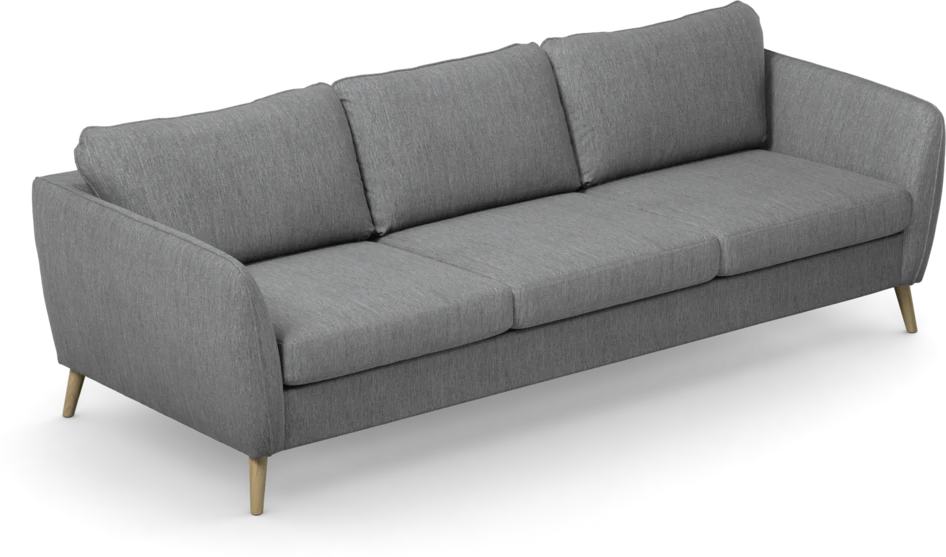 County - 3-sits soffa - Grå