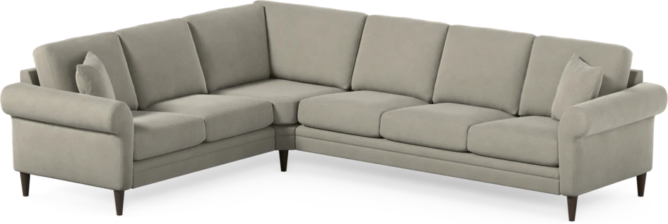 Eden - Hörnsoffa, 2+3-sits - Brun