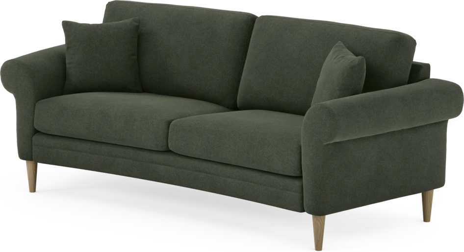 Eden - 2,5-sits soffa svängd - Grön