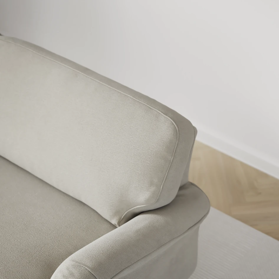Oxford - 3-sits soffa svängd - Grå