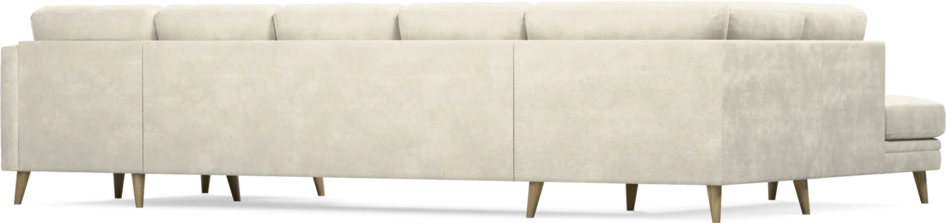 Eden - 3-sits soffa med divan vänster och schäslong höger - Vit