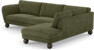 Madison Lux - 3-sits soffa med divan höger - Grön