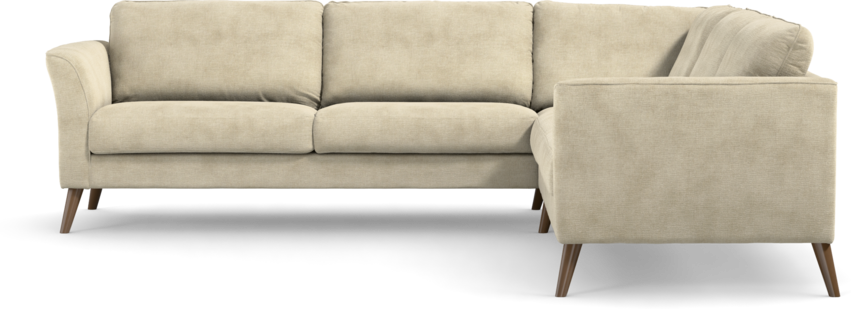 Bridge - Hörnsoffa, 3+3-sits - Beige