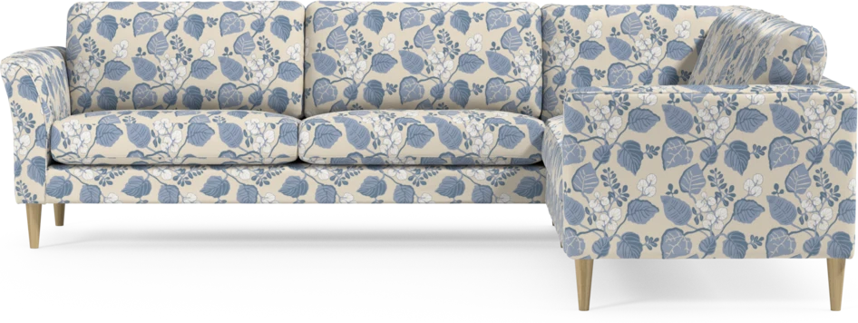 Bridge - Hörnsoffa, 3+2-sits - Blå