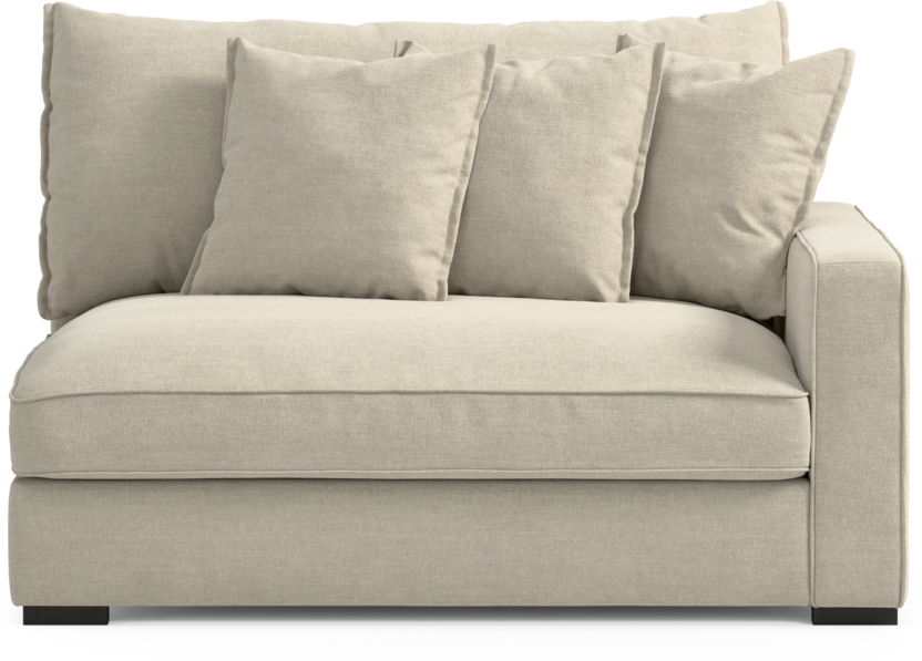 Rossi - 2-sits med armstöd höger - Beige