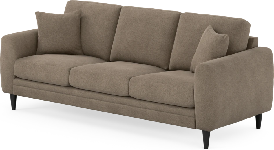 Eden - 3-sits soffa - Brun