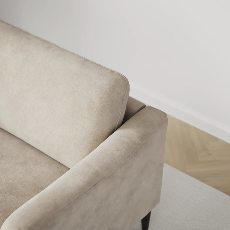 Bridge - 3-sits soffa med divan vänster och schäslong höger - Beige