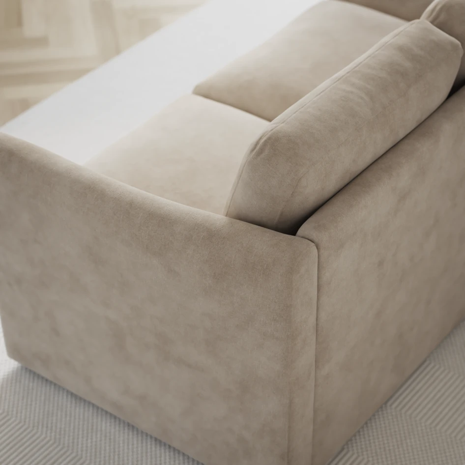 Öland - Bäddsoffa 3-sits, längsbäddad - Beige