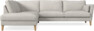 Winston - 3-sits soffa med divan vänster - Beige