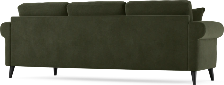 Eden - 3-sits soffa svängd - Grön